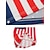 billiga Tillbehör-Herrhalsduk med USA-flagga - andningsbar ansiktsmask i polyester &amp;huvudbonad för amerikanskt 250-årsjubileum, självständighetsdagen, utomhuscykling &amp;vandring, patriotisk anda solskydd