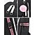 abordables Mochilas para Niños y Adolescentes-Mochila escolar para chicas estudiantes, mochila con gran capacidad y múltiples bolsillos, mochila escolar de poliéster para portátil con puerto USB, bonita mochila de viaje rosa y negra para