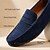 Χαμηλού Κόστους Casual loafers-Ανδρικά μοκασίνια από τεχνητό σουέτ, αναπνεύσιμα, slip-on παπούτσια οδήγησης με λαστιχένια σόλα για την άνοιξη-καλοκαίρι