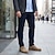 economico Scarpe Casual con Lacci-Scarpe eleganti casual da uomo, scarpe traspiranti in similpelle traforata per ufficio, lavoro e uso quotidiano