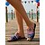 economico Scarpe da donna-Sandali da donna patriottici per il 250° anniversario degli Stati Uniti - stelle con bandiera americana &amp;Ciabatte a righe per il 4 luglio e le vacanze al mare. &amp;festa barbecue