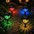 baratos Luzes e lanternas de caminho-2 peças luzes solares para caminho, luz de pátio, luzes de gramado à prova d'água, decoração para casa ao ar livre, quintal, jardim, grama, decoração de passarela