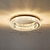 voordelige Kristallen Plafondlamp-Plafondlamp met kristallen LED-verlichting voor de slaapkamer, dimbaar met afstandsbediening, modern en creatief ontwerp, ronde plafondlamp met gouden kristallen, geschikt als kroonluchter voor woonkamer, kantoor en eetkamer.