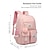 preiswerte Kinder- und Teenager-Rucksäcke-Großer Schulrucksack für Teenager-Mädchen, wasserabweisende Laptoptasche mit mehreren Fächern und niedlichem Anhänger für Schülerinnen der Mittel- und Oberstufe