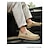 billiga Slip-On vardagsskor-slip-on loafers i canvas för män – lätta och andningsbara vardagsskor för sommar, bilkörning och strandpromenader