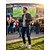 billige Herresko for fotball-Slip-on sneakers med fotballtrykk for menn – pustende nettingsko for fotballfans, turgåing og hverdagsbruk