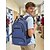 economico Zaini per Bambini e Adolescenti-Zaino impermeabile di grande capacità per ragazzi &amp;ragazzi, zaino scolastico in poliestere con scomparti multipli, zaino da viaggio per laptop con tracolla, zaino casual per l'università, multicolore