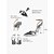 voordelige Slingback Pumps-Metallic zilveren pumps met spitse neus voor dames - stilettohakken met enkelbandje voor bruiloften, feesten en gala's.