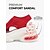 cheap Sport Sandals-Women's Red Air Cushion Platform Sandals – Breathable Knit Open Toe Walking Sandals with Shock Absorption, Lightweight Comfort Sole and Slip-On Design for Travel, Vacation and Everyday Wear