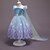 economico Costumi per bambine-Regina delle nevi Gelido Principessa Elsa Vestito Mantello Abito da damigella Personaggio classico delle fiabe Cosplay Festa in maschera for Ragazze Bambini Halloween Carnevale Settimana del libro