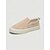cheap Women's Sneakers-Women's Khaki Faux Suede Slip-On Sneakers - Casual Walking Shoes for Travel, Vacation, Shopping, Daily Walking and Everyday Wear