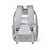 baratos Mochilas para Crianças e Adolescentes-Mochila transparente cinza resistente, aprovada para uso em estádios - mochila escolar grande e transparente para estudantes. &amp;Mochila de trabalho - mochila resistente em PVC com alças acolchoadas.