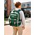 cheap Kids &amp; Teen Backpacks-Kids School Backpack, Waterproof Polyester Large Capacity Bookbag with Multiple Compartments, Adjustable Straps, Breathable Back Panel, Reflective Safety, Green Beige for Boys and Girls Back to School