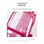 abordables Mochilas para Niños y Adolescentes-Mochila rosa transparente de alta resistencia para niñas - mochila escolar transparente homologada para estadios, ideal para estudiantes, trabajo y viajes - mochila de PVC duradera