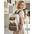 baratos Mochilas para Crianças e Adolescentes-Mochila escolar para estudantes, mochila de poliéster, grande capacidade, mochila escolar fofa com vários compartimentos para meninas e meninos, mochila para laptop de viagem com bolso transparente,