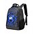 abordables Sacs à dos pour Enfants et Adolescents-Ensemble sac à dos de football pour garçon, sac d'école imperméable en polyester avec trousse, grand sac à dos à compartiments multiples, imprimé football bleu et noir pour l'école, les voyages, le