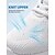 cheap Dance Sneakers-Women's White Dance Sneakers – Breathable Knit Dance Practice Shoes with Air Cushion Heel, Lightweight Comfort, Shock Absorption and Flexible Sole for Zumba, Jazz, Ballroom Practice and Dance Fitness