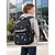 voordelige Kinderen en Tiener Rugzakken-Galaxy Space rugzakset voor jongens en meisjes, waterdichte polyester schooltas 3-delige set met lunchbox &amp;etui, ruime schooltas met meerdere vakken, reflecterende boekentas voor basisschool en