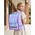 cheap Kids &amp; Teen Backpacks-Kids School Backpack with 3D Airflow Back System, Large Capacity Multi-Compartment Waterproof Polyester Bookbag, Adjustable Wide Shoulder Straps, Reflective Night Safety, Blue Gradient for Boys and Gi