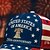 billige Patriotiske 250 hatter-Herre USAs 250-årsjubileumshatt Baseballcaps Solhatt Trucker Hat Blå polyester Trykt mønster Patriotisk Mote Fritid Gate Daglig Amerikansk amerikansk flagg Justerbare Solkrem Pustende