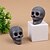 cheap Outdoor Decor-1pc Halloween Ceramic Fireproof Fire Pit Skull, Burning Skeleton Head Figurine for Fireplace or Fire Bowl, Scary Halloween Party Prop and Spooky Indoor Outdoor Decor