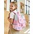 abordables Sacs à dos pour Enfants et Adolescents-Sac à dos scolaire imperméable licorne astronaute pour garçons et filles, grande capacité, ergonomique, en polyester avec bande réfléchissante, idéal pour l'école primaire.