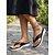 voordelige Slide Sandalen-Dames sandalen met platformzool en krokodillenprint in zwart – lichtgewicht teenslippers voor wandelen, reizen, vakantie en dagelijks gebruik in de zomer.