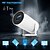 abordables Projecteurs-Nouveau HY300 PRO Intelligent Projecteur Portable Android 13.0 Résolution 1280 * 720 28 Mémoire WIFI Vidéo LCD 720P Home Theater Projecteur 4K Bluetooth 5.4 Cadeau de la Saint-Valentin