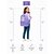 cheap Kids &amp; Teen Backpacks-Heavy Duty Purple Clear Backpack for Girls - Stadium Approved Large Transparent School Bag with Floral Straps for Students &amp; Teens