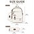 abordables Mochilas para Niños y Adolescentes-Mochila escolar de poliéster para niña con estuche para lápices, gran capacidad, múltiples compartimentos, linda mochila infantil para libros, bolsos de viaje para laptop con correa para equipaje,