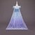 economico Costumi per bambine-Regina delle nevi Gelido Principessa Elsa Vestito Mantello Abito da damigella Personaggio classico delle fiabe Cosplay Festa in maschera for Ragazze Bambini Halloween Carnevale Settimana del libro