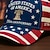 billige Patriotiske 250 hatter-Herre USAs 250-årsjubileumshatt Baseballcaps Solhatt Trucker Hat Blå polyester Trykt mønster Patriotisk Mote Fritid Gate Daglig Amerikansk amerikansk flagg Justerbare Solkrem Pustende