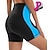 economico Pantaloni, pantaloncini e gonne da donna-Per uomo Grafico Pantaloncini da ciclismo Bicicletta Pantaloncini imbottiti / Fondello Pantaloni Mountain Bike MTB Ciclismo su strada Gli sport Cuscinetto 3D Asciugatura Rapida Traspirante Nero Blu