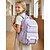 abordables Mochilas para Niños y Adolescentes-Mochila escolar de poliéster para estudiantes, mochila para libros, gran capacidad, múltiples compartimentos, bolsos bonitos con funda para portátil de 13 pulgadas, mochila de viaje duradera y ligera,