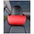 abordables Appuie-tête pour voiture-Starfire 1 pack en cuir véritable suspendu oreiller de siège de voiture appui-nuque appui-tête pour tesla 3 s x y modèles noir rouge café couleurs en option