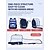cheap Kids &amp; Teen Backpacks-Kids School Backpack with 3D Airflow Back System, Large Capacity Multi-Compartment Waterproof Polyester Bookbag, Adjustable Wide Shoulder Straps, Reflective Night Safety, Blue Gradient for Boys and Gi