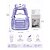 cheap Kids &amp; Teen Backpacks-Heavy Duty Purple Clear Backpack for Girls - Stadium Approved Large Transparent School Bag with Floral Straps for Students &amp; Teens