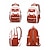 baratos Mochilas para Crianças e Adolescentes-Mochila escolar para estudantes, mochila de poliéster, grande capacidade, mochila escolar fofa com vários compartimentos para meninas e meninos, mochila para laptop de viagem com bolso transparente,