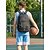 preiswerte Kinder- und Teenager-Rucksäcke-Herrenrucksack, verschiedene Farben, viele Fächer, großes Fassungsvermögen, wasserdichtes Polyester, reflektierende Streifen, ideal für Schule, Uni, als Laptoptasche, für Reisen, Geschäftsreisen und