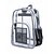 baratos Mochilas para Crianças e Adolescentes-Mochila transparente resistente para meninas - mochila escolar transparente aprovada para uso em estádios, ideal para estudantes, trabalho e viagens - mochila de PVC durável