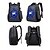 abordables Sacs à dos pour Enfants et Adolescents-Ensemble sac à dos de football pour garçon, sac d'école imperméable en polyester avec trousse, grand sac à dos à compartiments multiples, imprimé football bleu et noir pour l'école, les voyages, le