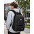 cheap Kids &amp; Teen Backpacks-Student's Backpack Set for Boys, Large Capacity Multi-Layer School Bag, Waterproof Polyester Laptop Sleeve, Travel-Friendly, Multi-Function Organizer, Black/Grey/Blue