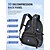 cheap Kids &amp; Teen Backpacks-Student's Backpack Set for Boys, Large Capacity Multi-Layer School Bag, Waterproof Polyester Laptop Sleeve, Travel-Friendly, Multi-Function Organizer, Black/Grey/Blue