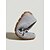 abordables Zapatillas sin cordones y mocasines de mujer-Mocasines grises transpirables de punto para mujer: zapatos cómodos de punta cuadrada sin cordones con detalle de lazo y plantilla acolchada. &amp;Suela exterior de goma antideslizante para