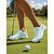 preiswerte Damen Golfschuhe-Blaue Damengolfschuhe mit Schnellverschluss &amp;Mehrklingen-Spikelose Gummisohle – wasserdichter, mikrobieller Leder-Komfort-Golfschuh für den Platz &amp;Übungsgelände