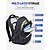 cheap Kids &amp; Teen Backpacks-Student's Backpack Set for Boys, Large Capacity Multi-Layer School Bag, Waterproof Polyester Laptop Sleeve, Travel-Friendly, Multi-Function Organizer, Black/Grey/Blue