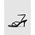 voordelige Hakken Sandalen-Zwarte damessandalen met bandjes en hoge hakken, elegante stilettohakken met vierkante neus en enkelbandje voor avonddiners, cocktailparty's en bruiloften. &amp;formele evenementen