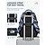 voordelige Kinderen en Tiener Rugzakken-Schoolrugzak voor jongens, grote waterdichte polyester boekentas met meerdere compartimenten, geschikt voor een 15,6 inch laptop, met draagriem, reisrugzak voor overdag, blauw &amp;groene kleuren