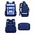 cheap Kids &amp; Teen Backpacks-Kids School Backpack with 3D Airflow Back System, Large Capacity Multi-Compartment Waterproof Polyester Bookbag, Adjustable Wide Shoulder Straps, Reflective Night Safety, Blue Gradient for Boys and Gi