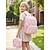 cheap Kids &amp; Teen Backpacks-Girls Floral Backpack Set 3PCS Water Resistant School Backpack with Lunch Bag &amp; Pencil Case, Large Capacity Multi-Pocket Polyester Bookbag for Elementary Middle School Students Back to School Travel
